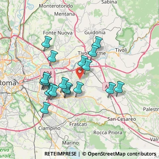 Mappa Via Sessano, 00132 Roma RM, Italia (7.07263)