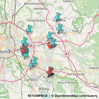Mappa Via Sessano, 00132 Roma RM, Italia (8.568)