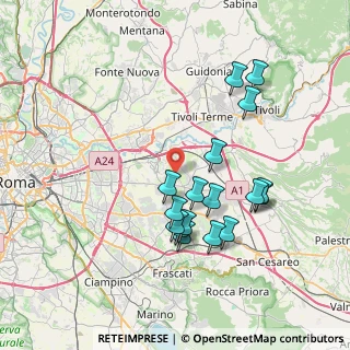 Mappa Via Sessano, 00132 Roma RM, Italia (7.56647)