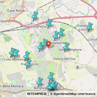 Mappa Via Sessano, 00132 Roma RM, Italia (2.8645)