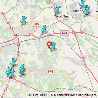 Mappa Via Sessano, 00132 Roma RM, Italia (7.0775)