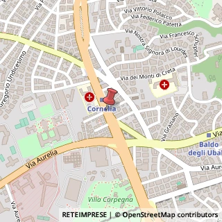 Mappa Circonvallazione cornelia 56/58, 00165 Roma, Roma (Lazio)