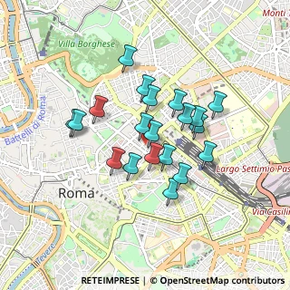 Mappa Via del Viminale, 00184 Roma RM, Italia (0.7385)