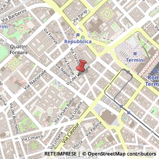 Mappa Via del Viminale, 38, 00184 Roma, Roma (Lazio)