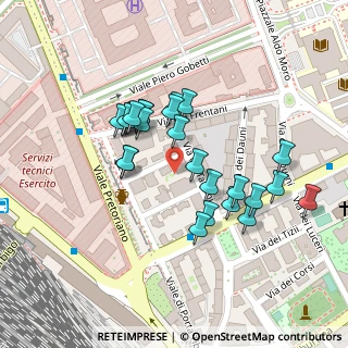 Mappa Via dei Caudini, 00185 Roma RM, Italia (0.108)
