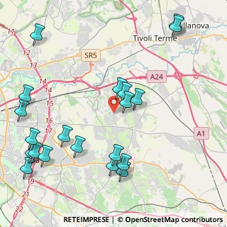 Mappa Via Onna, 00132 Roma RM, Italia (5.614)