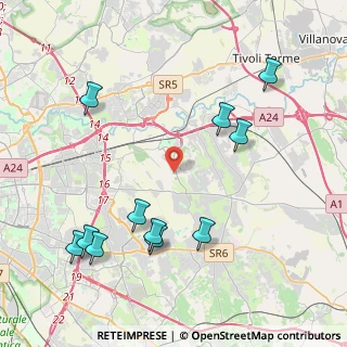 Mappa Via Carlo Bernardo Mosca, 00132 Roma RM, Italia (5.04545)