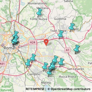 Mappa Via Carlo Bernardo Mosca, 00132 Roma RM, Italia (11.085)