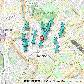 Mappa Via dell'Umiltà, 00187 Roma RM, Italia (0.799)