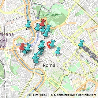 Mappa Via dell'Umiltà, 00187 Roma RM, Italia (0.832)