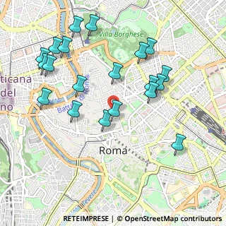 Mappa Via dell'Umiltà, 00187 Roma RM, Italia (1.151)