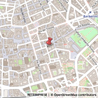 Mappa Via delle Vergini, 17, 00187 Roma, Roma (Lazio)