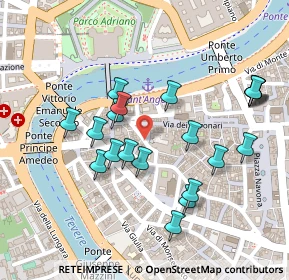 Mappa Via dei Banchi Nuovi, 00186 Roma RM, Italia (0.25)