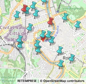 Mappa Via dei Banchi Nuovi, 00186 Roma RM, Italia (1.1155)