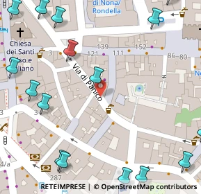 Mappa Via dei Banchi Nuovi, 00186 Roma RM, Italia (0.122)