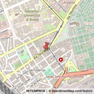 Mappa Via Tiburtina, 204, 00185 Roma, Roma (Lazio)