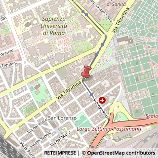 Mappa Via dei Reti, 3/A, 00185 Roma, Roma (Lazio)