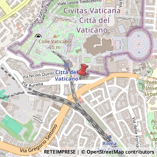 Mappa Via Aurelia, 58, 00165 Roma, Roma (Lazio)