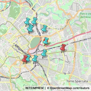 Mappa Via Alfonso Torelli, 00159 Roma RM, Italia (1.94182)