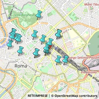 Mappa Via Cavour, 00187 Roma RM, Italia (1.011)