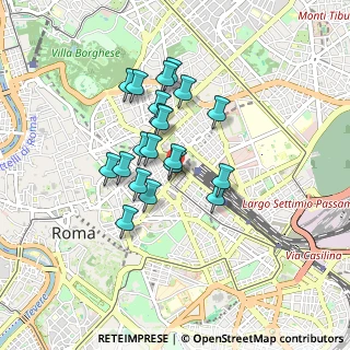 Mappa Via Cavour, 00187 Roma RM, Italia (0.7135)