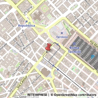 Mappa Via Cavour, 44, 00184 Roma, Roma (Lazio)