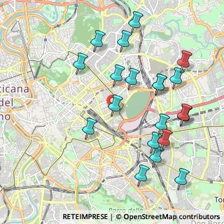 Mappa Via dei Vestini, 00185 Roma RM, Italia (2.3415)