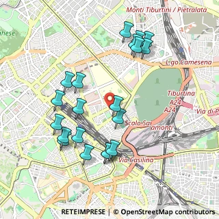 Mappa Via dei Marrucini, 00185 Roma RM, Italia (1.0825)