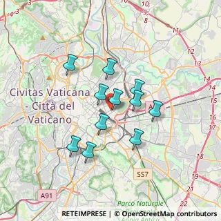 Mappa Via dei Vestini, 00185 Roma RM, Italia (2.90364)
