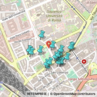 Mappa Via dei Vestini, 00185 Roma RM, Italia (0.207)