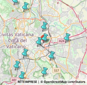 Mappa Via dei Dalmati, 00185 Roma RM, Italia (4.94636)