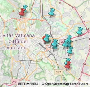 Mappa Via dei Dalmati, 00185 Roma RM, Italia (4.07714)