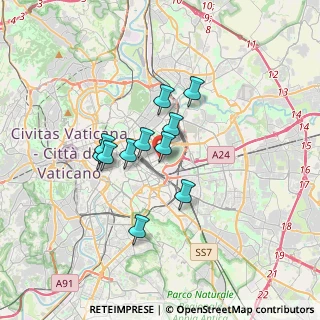 Mappa Via dei Dalmati, 00185 Roma RM, Italia (2.64818)
