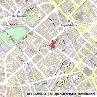 Mappa Via Palermo,  41, 00184 Roma, Roma (Lazio)