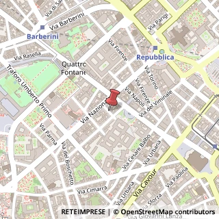 Mappa Via Genova, 00184 Roma, Roma (Lazio)