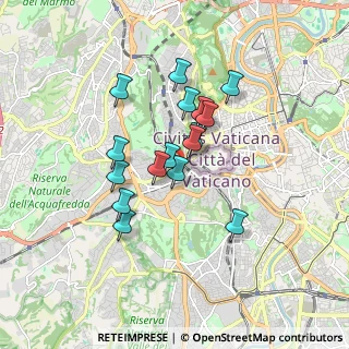 Mappa Via Giacinto de Vecchi Pieralice, 00165 Roma RM, Italia (1.43625)