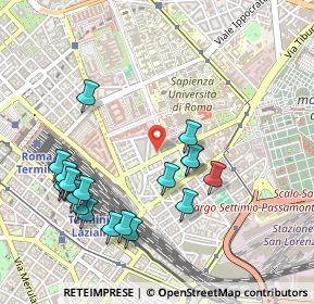 Mappa Via dei Luceri, 00185 Roma RM, Italia (0.5725)