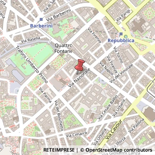 Mappa Via Nazionale, 204, 00184 Roma, Roma (Lazio)