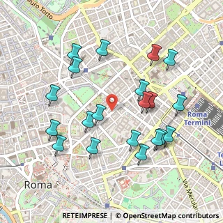 Mappa Via di S. Vitale, 00184 Roma RM, Italia (0.5365)