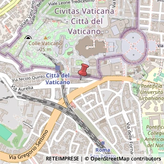 Mappa Via della Stazione Vaticana, 5, 00165 Roma, Roma (Lazio)