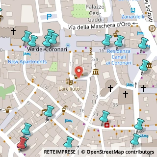 Mappa Via dei Coronari, 00186 Roma RM, Italia (0.1255)