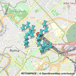 Mappa Via Giovanni Amendola, 00185 Roma RM, Italia (0.6515)