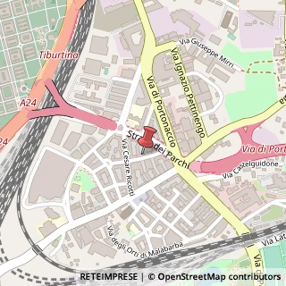 Mappa Via Domenico Cucchiari, 37, 00159 Roma, Roma (Lazio)