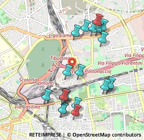 Mappa Via Giovanni Pittaluga, 00100 Roma RM, Italia (1.091)