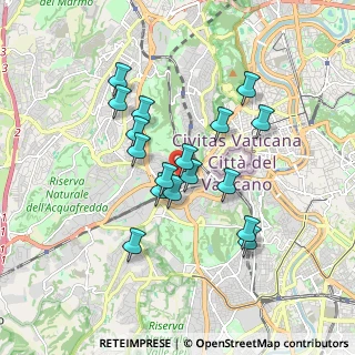 Mappa Via Baldo degli Ubaldi, 00167 Roma RM, Italia (1.58765)
