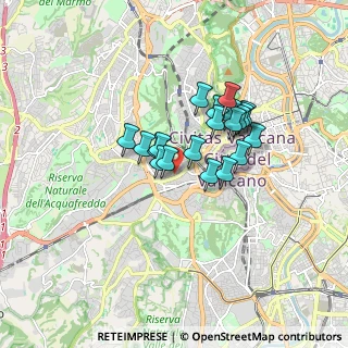 Mappa Via Baldo degli Ubaldi, 00167 Roma RM, Italia (1.3015)