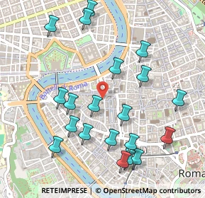 Mappa Via di Tor Sanguigna, 00186 Roma RM, Italia (0.5835)