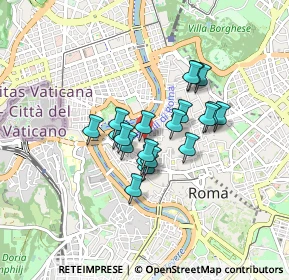 Mappa Via di Tor Sanguigna, 00186 Roma RM, Italia (0.6345)