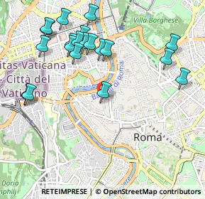 Mappa Via di Tor Sanguigna, 00186 Roma RM, Italia (1.219)