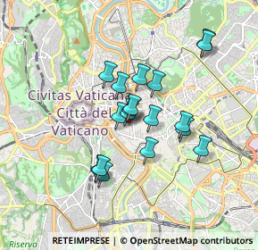 Mappa Via di Tor Sanguigna, 00186 Roma RM, Italia (1.44333)